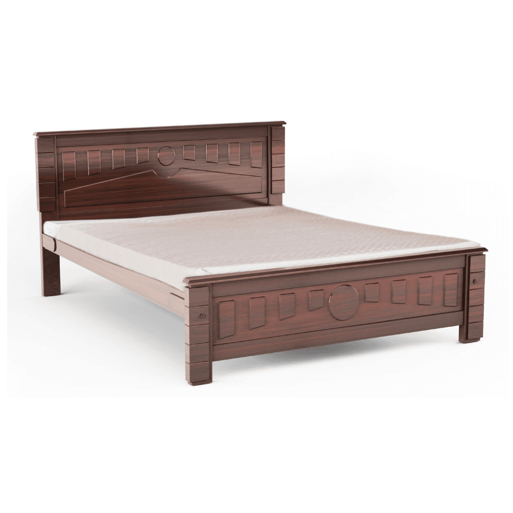 Potter Solid Wood King Size Bed