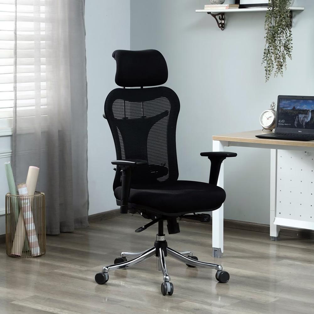 Bolt Premium Ergonomic High Back Chair in Black Colour