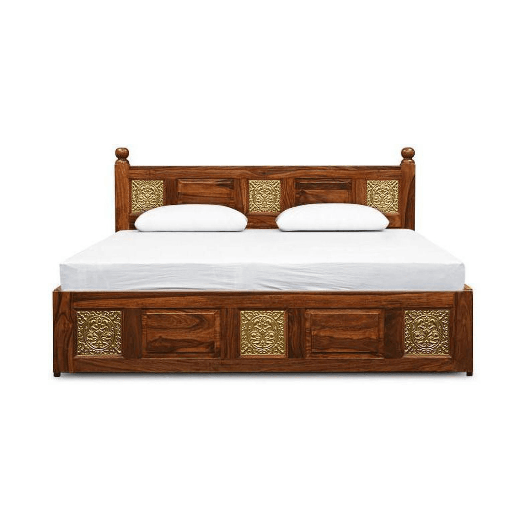 Keren Sheesham Wood Queen Size Bed